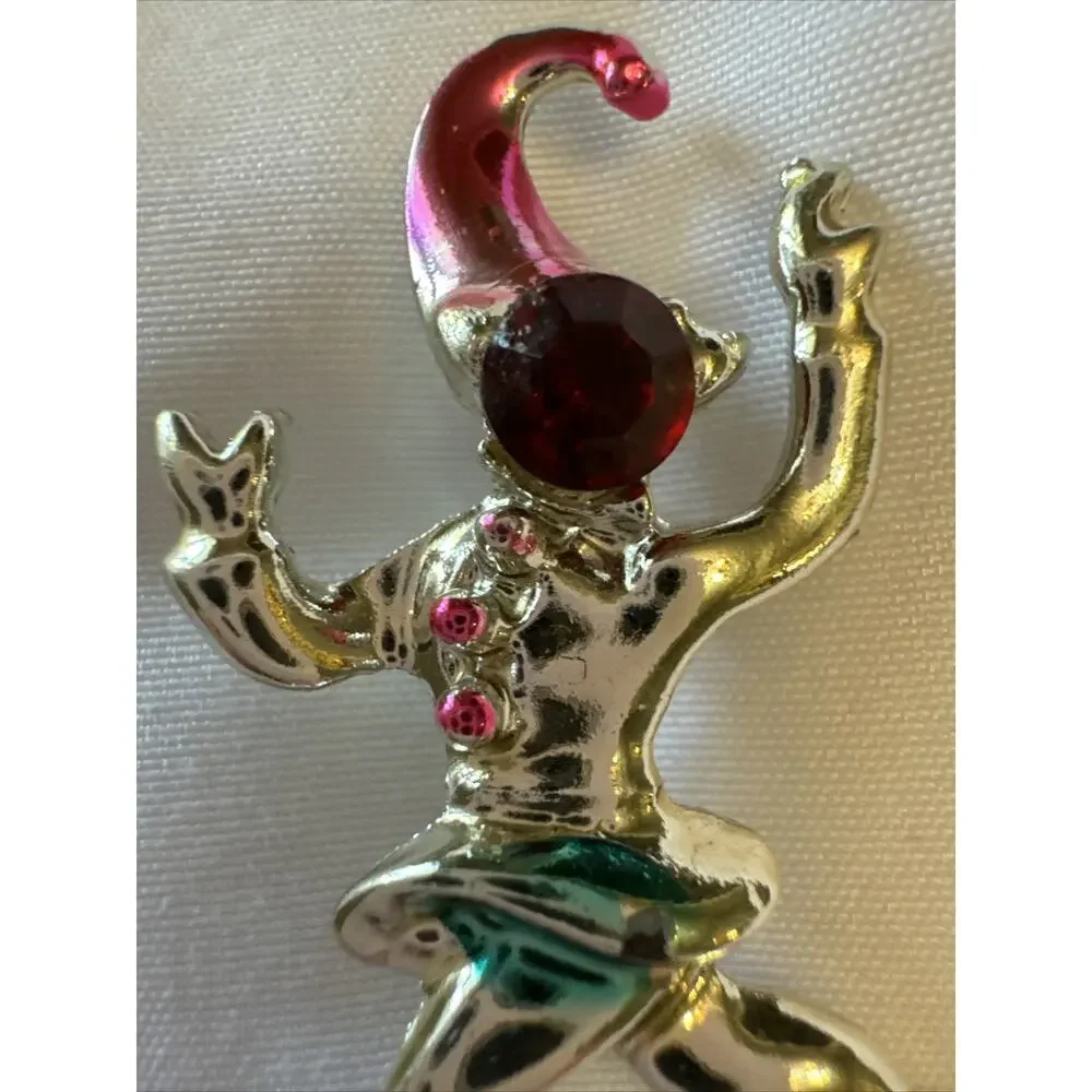 Vintage DeRosa Tiny Elf Pin 1940's Rare Beauty Brooch Estate Piece